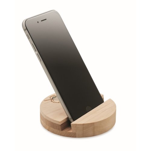 Březový stojánek na telefon