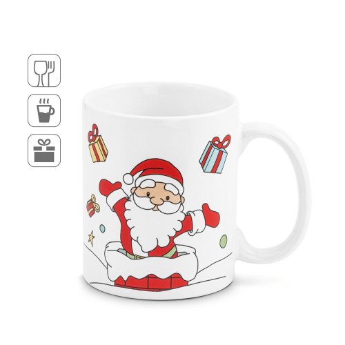 Keramický hrnek s vánoční dekorací 350 ml
