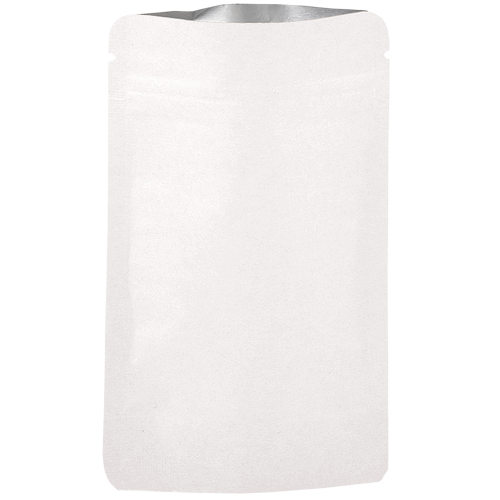 ZIP Doypack sáček | bílý papírový | AL vrstva