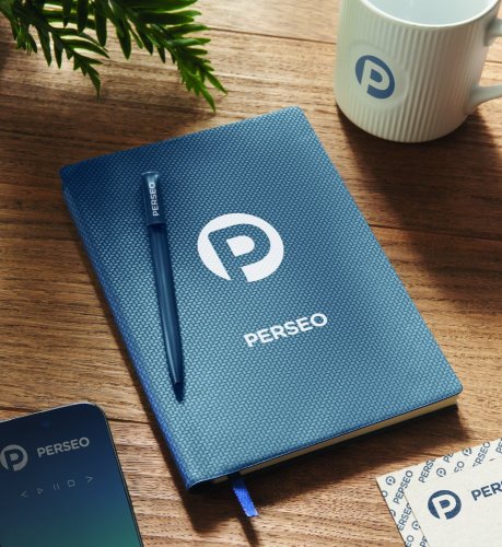 A5 PU zápisník s perem