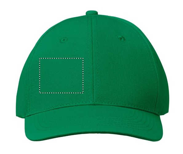 6 panelová baseballová čepice
